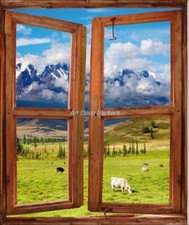 Stickers fenêtre trompe