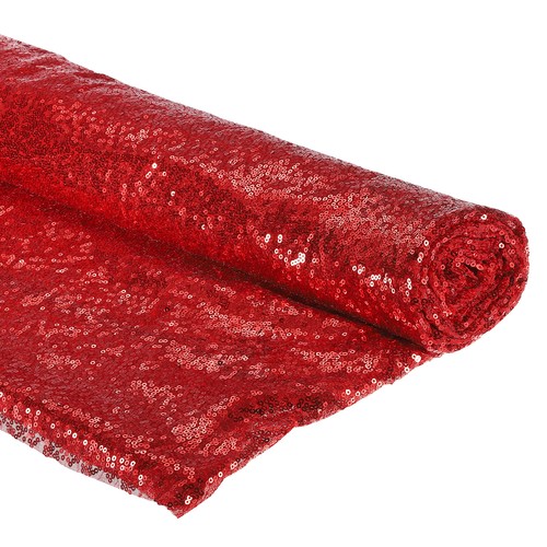 Sequin tissu rouge - tissu, 4