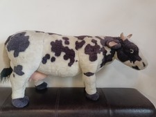 Peluche vache  grand taille 90 cm