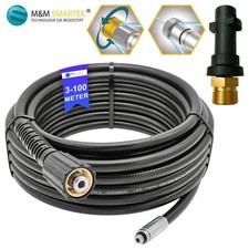 Ensemble De Nettoyage De Tuyau Profi 3-100M 4 Pièces Pour Kärcher HD HDS Etc.