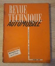 Revue technique RTA - Delahaye
