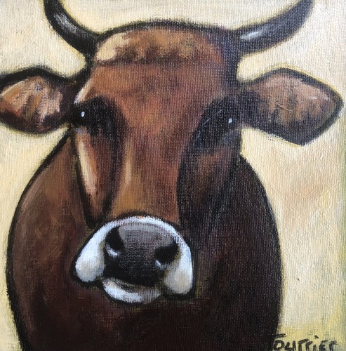 Tableau vache tourrier - tableau,
