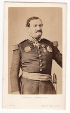 Général Forey tenue militaire Mayer Pierson Paris 1865 Photo CDV Militaire