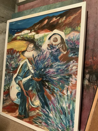 Tableau peinture florale - tableau,,