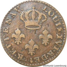 R9844 Faux Epoque French Guiana 2 Sous Louis XVI Colonie Cayenne 1789 A Paris