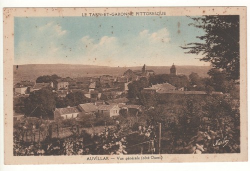 Cpa auvillar vue - 82,
