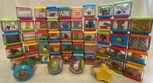 Fisher price peek boo blocks - peek, a