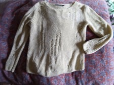 PULL BERENICE jaune paille fil