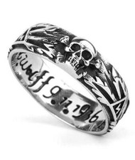 BAGUE ANNEAU TÊTE DE MORT