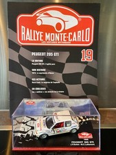 PEUGEOT 205 GTI RALLYE MONTE CARLO 1988 BALLET + FASCICULE 1/43 ALTAYA