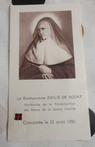 Relique images pieuse emilie - pieuse,