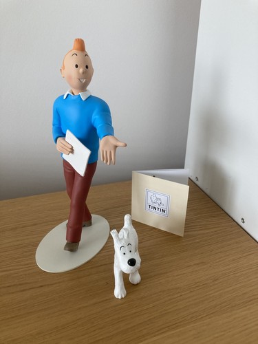 Figurine resine tintin - tintin, et