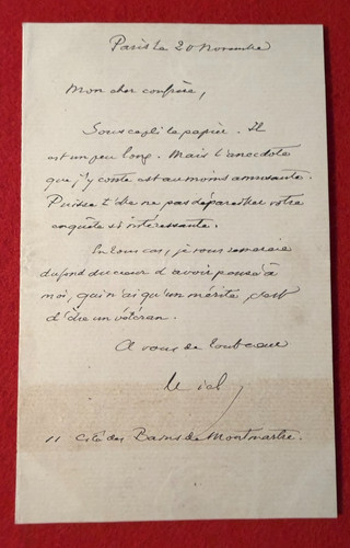 Ce57 lettre autographe - ce57,
