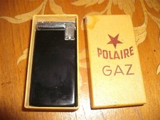 Briquet Polaire gaz  laqué noir dans sa boite d'origine