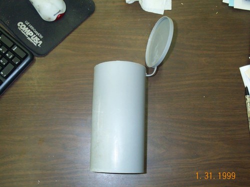 Round plastic storage - plastic,