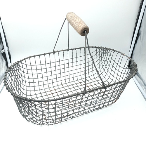 Ancien panier fil fer - panier, en