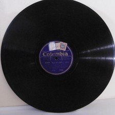 78 tours Aiguille 30 cm Disque Phono Mc CORMIC & G. THILL -MANON -COLUMBIA 12508