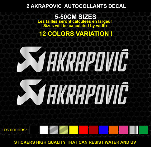 Akrapovic autocollant - akrapovic,