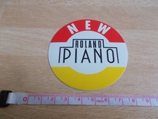 Autocollant NEW ROLAND PIANO