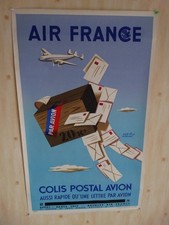 affiche air france ancienne 1950