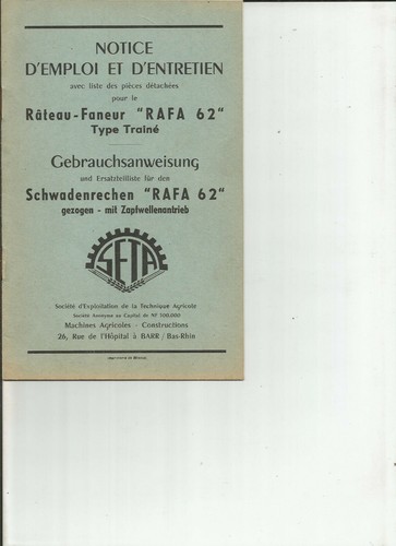 Seta barr rateau - barr,