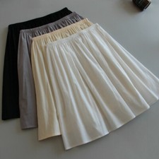 Femme Coton Jupon Demi Slip A