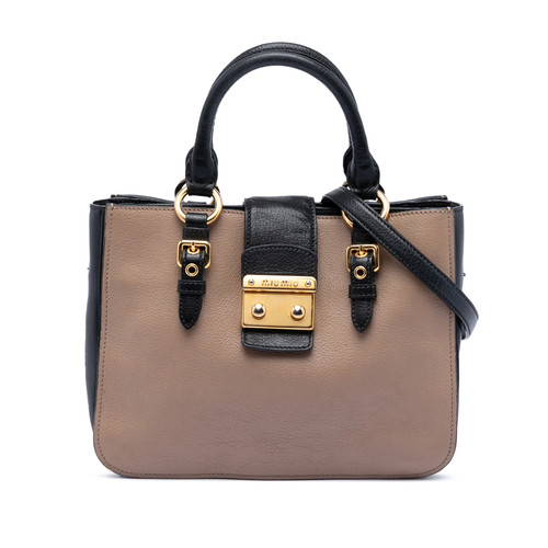 Miu bicolor cuir - miu,
