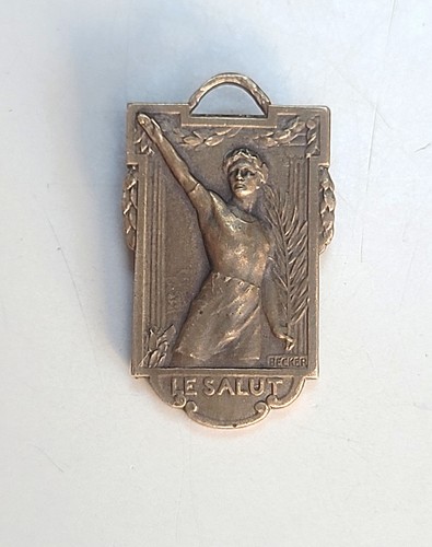 Médaille salut olympique - salut,