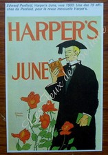 DOCUMENT HARPER'S JUNE 1900 EDWARD PENFIELD AFFICHE