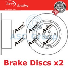 2x Apec BRAKING 261mm Uni OE