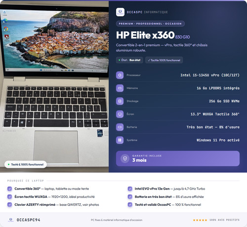 Elite x360 830 - 830, 2-en-1