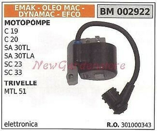 Bobine allumage emak pour - allumage,