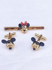 Boutons De Manchette Et Pince À Cravate Mickey Mouse