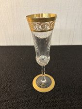 Flûte a champagne modèle thistle en cristal de Saint Louis