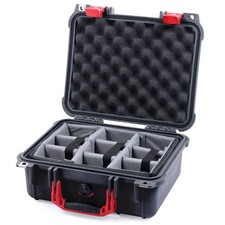 Black & Red Pelican 1400 case