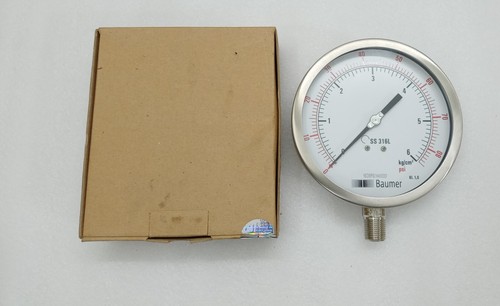 Manomètre baumer 6kg - 6kg, 1/2"
