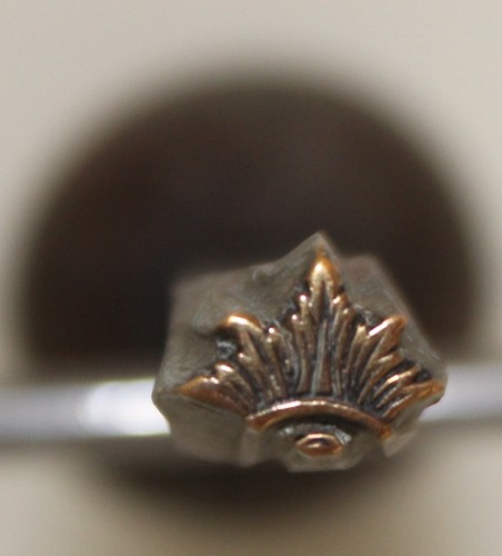 Gilding iron floral model