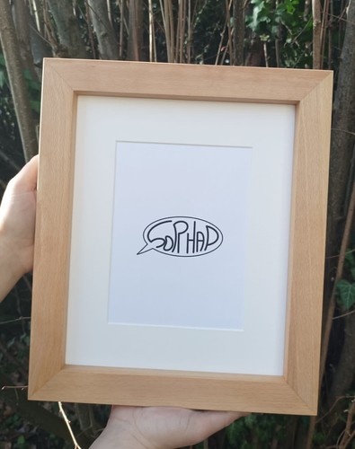 Cadre artisanal hêtre - cadre,
