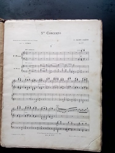 Partition ancienne pianos - partition, 2