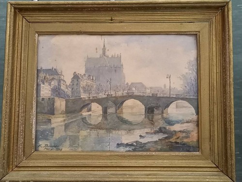 Tableau aquarelle vue - aquarelle, de