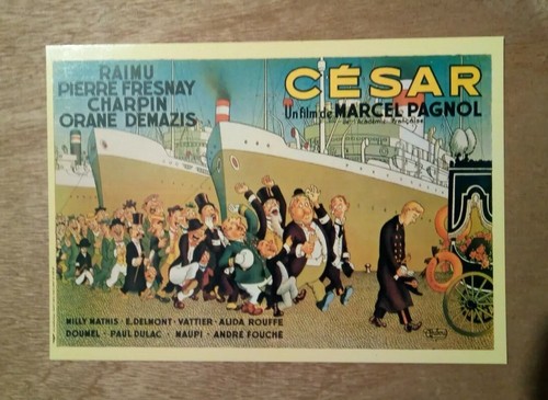 Carte postale cinéma cesar - postale,