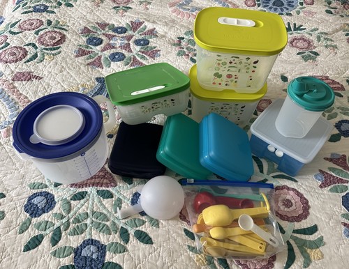 Piece used tupperware lot - 11,