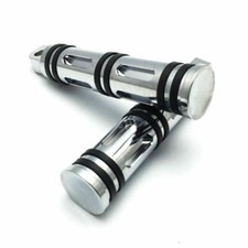 Paire Repose-Pieds Moto Aluminium Chrome pour Harley for Sportster Dyna Chopper