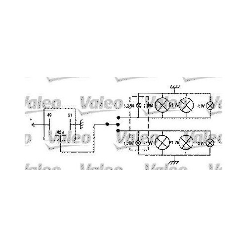 Centrale clignotante valeo - 1x,