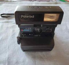 VINTAGE  APPAREIL PHOTO INSTANTANE POLAROID 636 CLOSE UP NOIR 1979