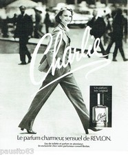 PUBLICITE ADVERTISING 036  1977  Revlon parfum Charlie