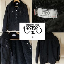 Veste en jean fourrée LE TEMPS DES CERISES S