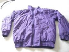 BLOUSON   SPORT D HIVER  DOUBLE  COL MAO T 40/42 MAUVE