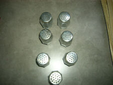 7 Anciennes mini-Salieres - operculesArgent massif dans le style Christofle