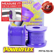 Powerflex Avant Rouleau Barre Moyeu 18mm pour Lancia Delta Gen3 (08-14)